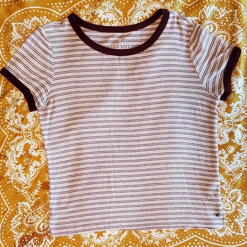 Red Striped Tee
